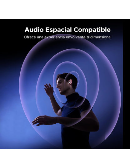 Audífonos Inalámbricos ANC EchoBuds UGREEN con pantalla inteligente